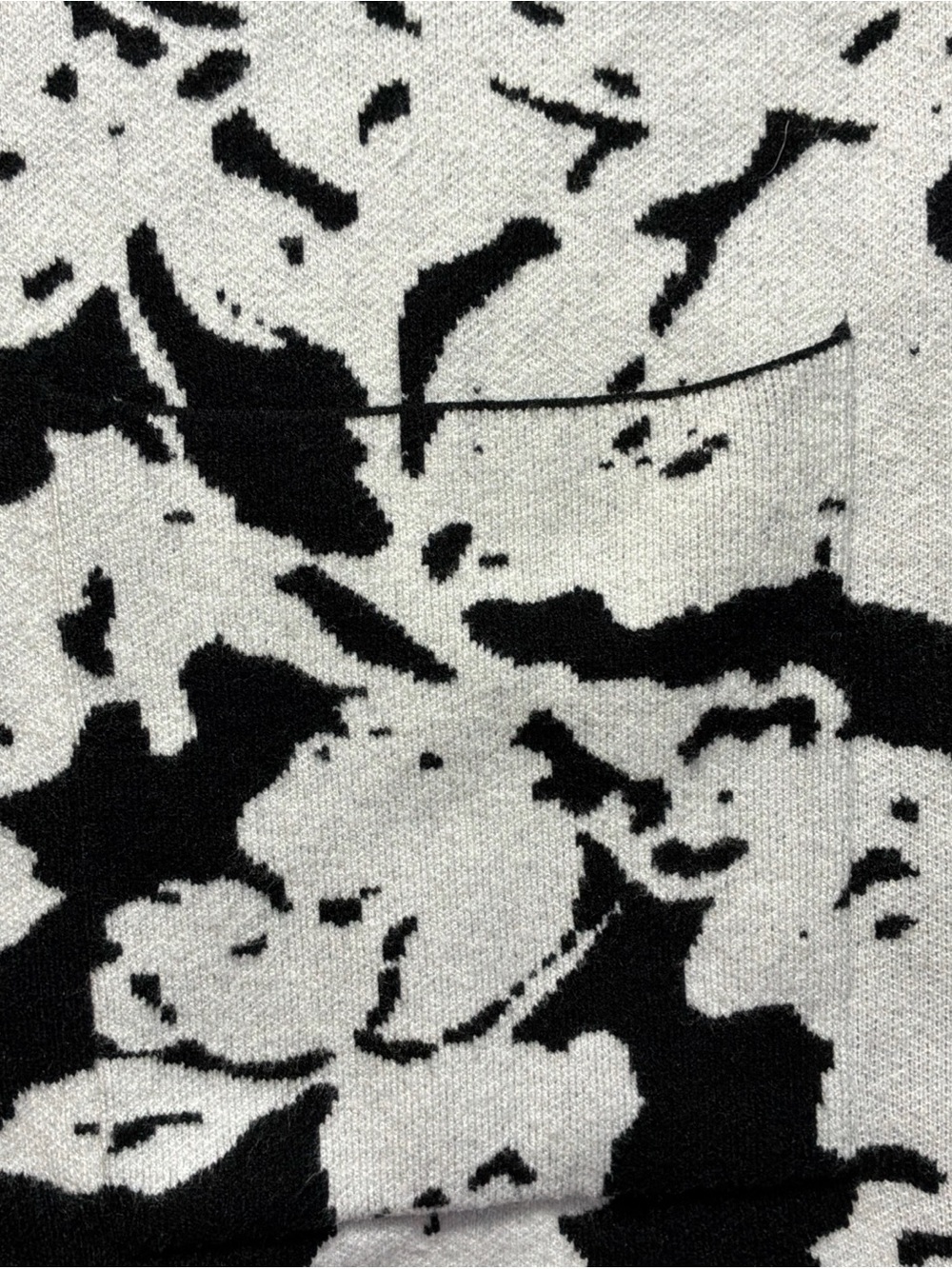 Cyrus Open Front Cardigan Black White Floral Cardigan Women’s Large - Picture 8 of 11